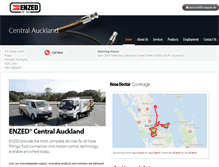 Tablet Screenshot of centralauckland.enzed.co.nz
